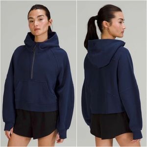 Lululemon Scuba Oversized OS 1/2 Half Zip Hoodie